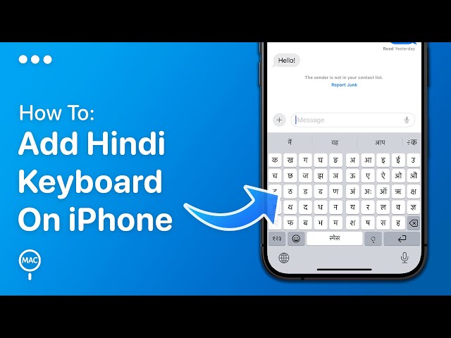 How To Add Hindi Keyboard On iPhone | Easy Guide