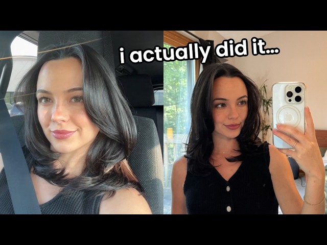 i cut my hair short 💇🏻‍♀️