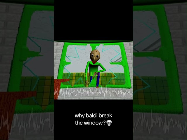 Dismissal (+) v0.10, but Baldi Breaks a Window and with their actual voices #baldisbasics #shorts