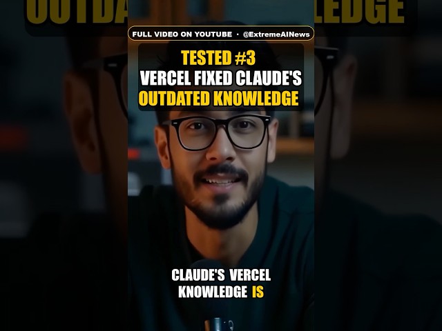 Why Does Claude Code Give Outdated Vercel Answers? #Shorts