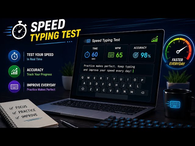 How to Make a Typing Speed Test in Python 🐍 | Beginner Python Project@CodeWithHarry 