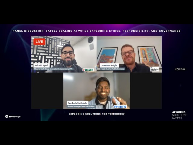 Panel: Safely Scaling AI while Exploring Ethics, Responsibility, & Governance | TechForge Media