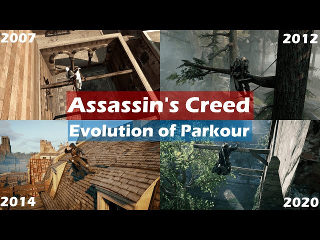Assassin's Creed | Evolution of Parkour (AC1-Valhalla)