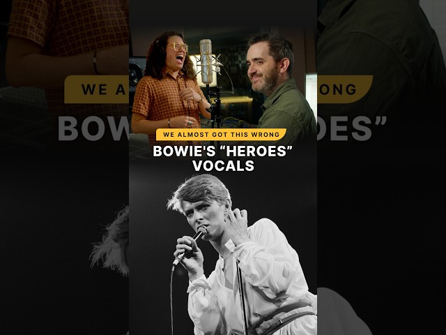 We recreated David Bowie's "Heroes" and learned we were wrong #davidbowie  #recording  #vocals