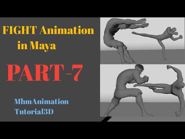 Fight animation in maya Part 7