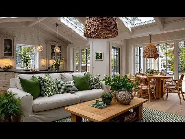 Warm And Cozy Green Tiny Home 💚 Stylish & Luxury Small Space Ideas