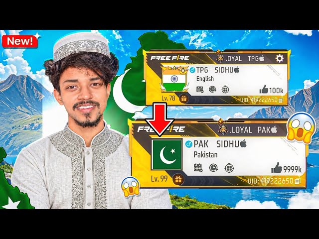 I Converted My Free Fire ID To Pakistan Server! 🇵🇰😱 Played For 24 Hours... But This Happened! 🤯