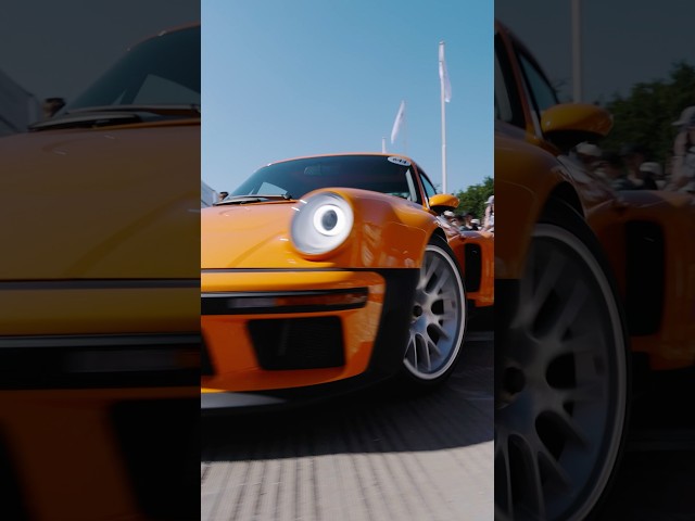 Singer in Action in the Supercar Paddock at Goodwood Festival of Speed