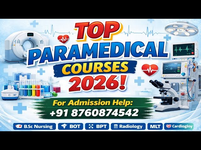 🚨 Top Paramedical Courses 2026 | High Salary Courses After 12th 🔥 | Vjalerts 