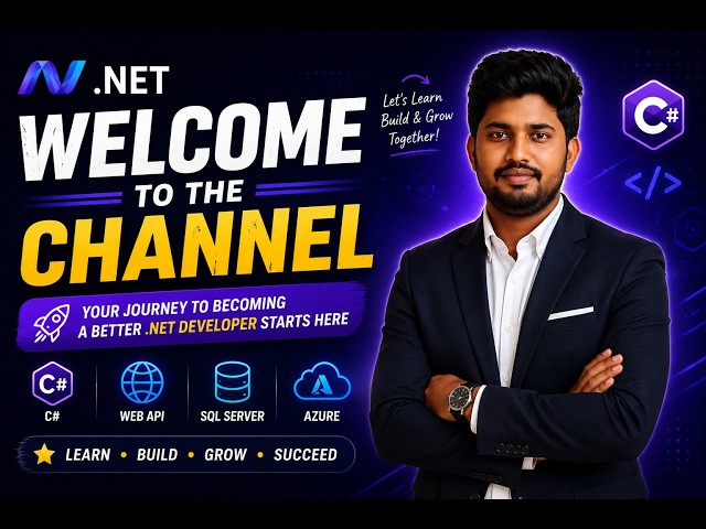 Welcome to DotNet With Harish | Learn .NET, Build Real-World Projects & Grow 🚀