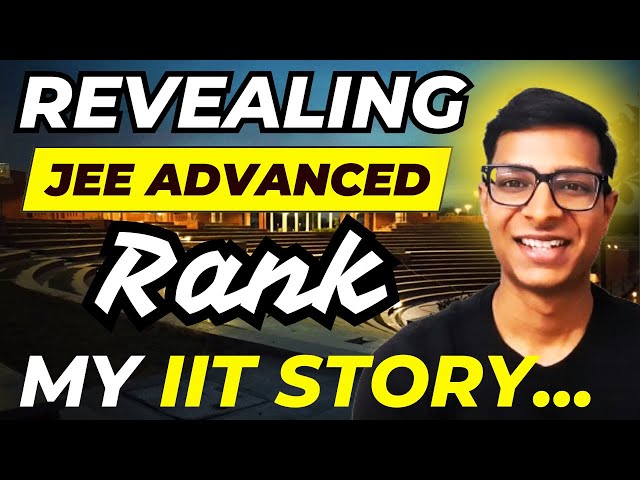 How I got into IIT Gandhinagar | My JEE ADVANCED DAY Story | Software Engineer @ D.E.Shaw & Co.
