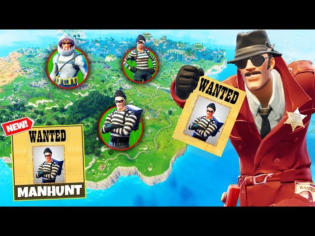 FULL MAP MANHUNT Custom Gamemode in Fortnite Battle Royale
