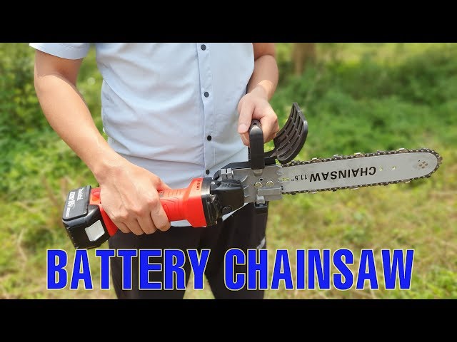 Battery Chainsaw with 5$ and Electric Angle Grinder