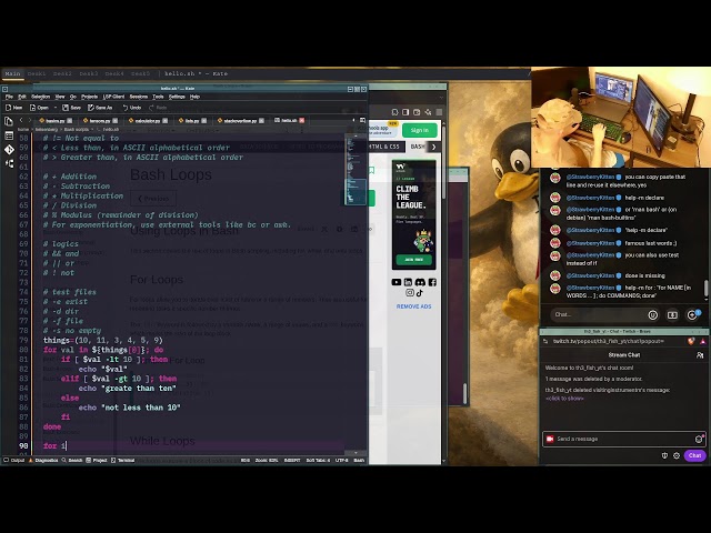 Live programming 💾 💻 (I use Arch btw) #linux #computer