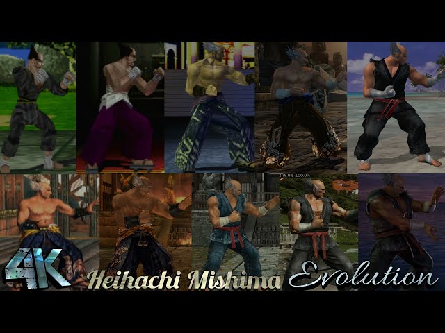 Heihachi Mishima Evolution 4K 60 FPS.