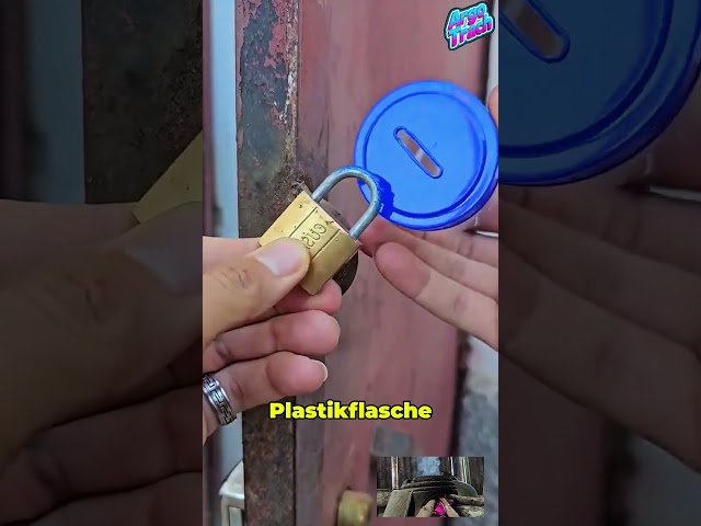 No more rusty padlocks! Genius bottle hack 🔒🌧️