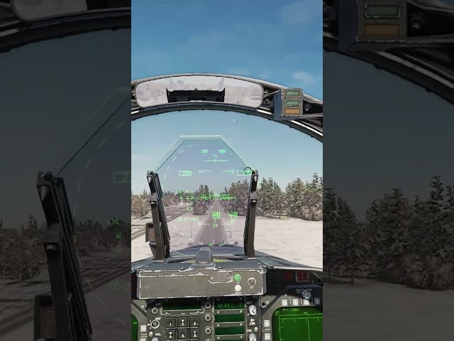 DCS Low Level Fun  - Check out the Low level flight between trees! F-18 #shorts #dcs #f18
