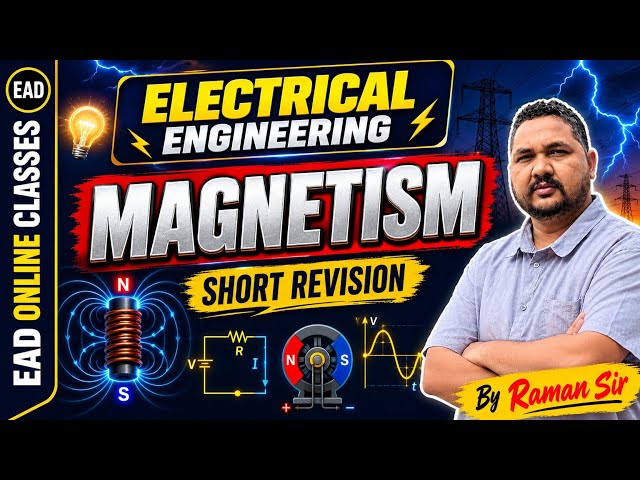 Magnetism smart revision📢 एक ही क्लास में magnetism का खात्मा 🚀 #electrical #rrb #ramansir 
