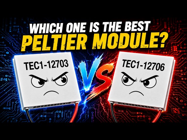 Let's compare these 2 Peltier modules [12703 VS 12706]