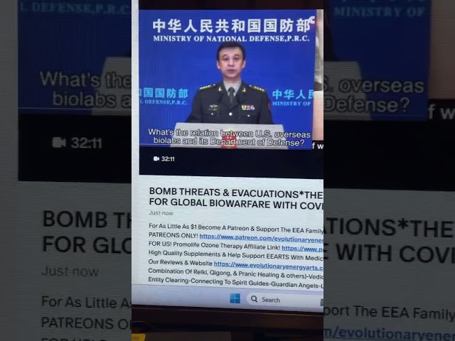 BOMB THREATS & EVACUATIONS*THE USA & NATO TO BE BLAMED FOR GLOBAL BIOWARFARE WITH COVID?
