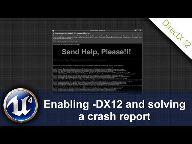Enabling -DX12 and solving a crash report ( MSAA )
