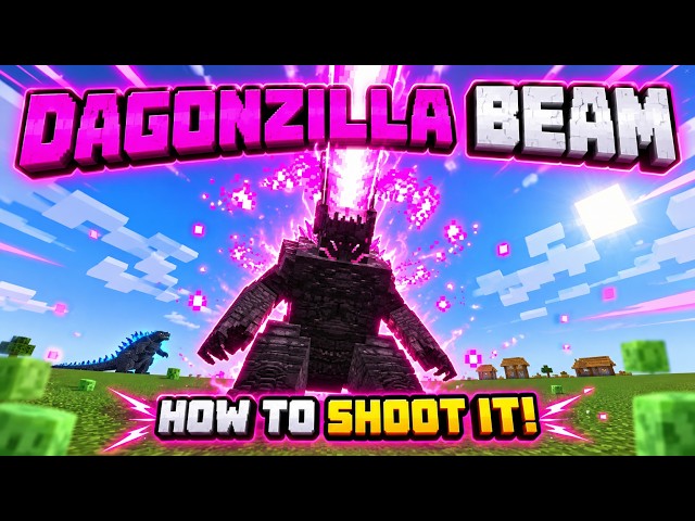 How to Make Dagonzilla Shoot a Beam! | Ben’s Titans Minecraft Mod