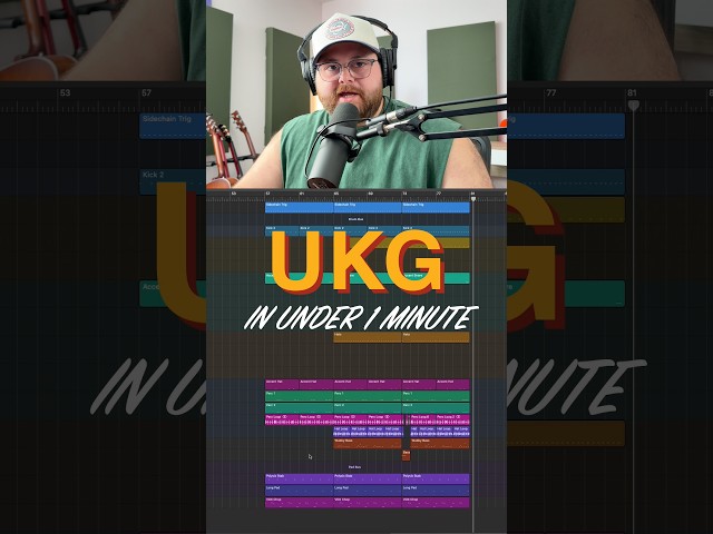 Make UKG in under 1 minute! #ukg #ukgarage #musicproduction #musicproducer #logicpro