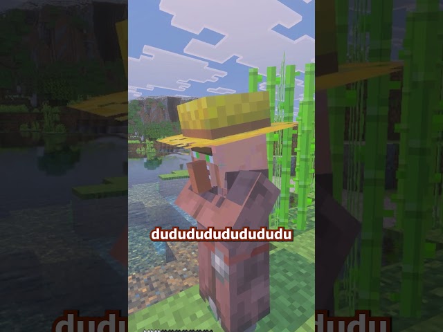 i spent 2 hours finding the best villager news minecraft addon lines!  #minecraft