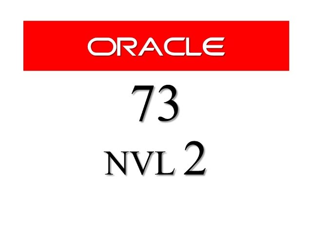 SQL tutorial 73: NVL2 SQL null function By Manish Sharma RebellionRider