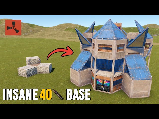 I Designed The *EASIEST* Bunkered Rust Base Design - Never Lose a Raid Defence Again! (PC + Console)