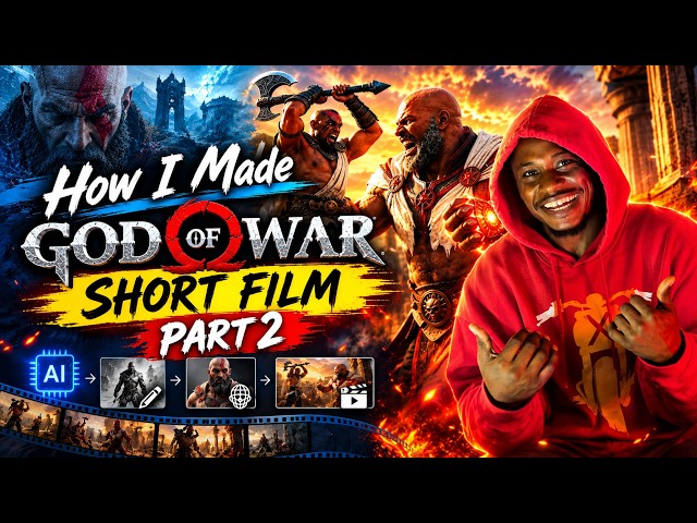 How to Make a Short Film Using AI —PART 2 Concept to Reality | AI Character Creation for God of War