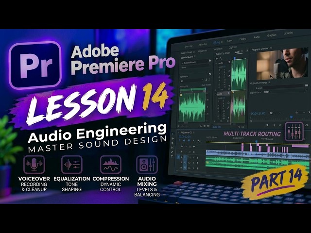 Adobe premiere pro 2026 Tutorial Lesson 14