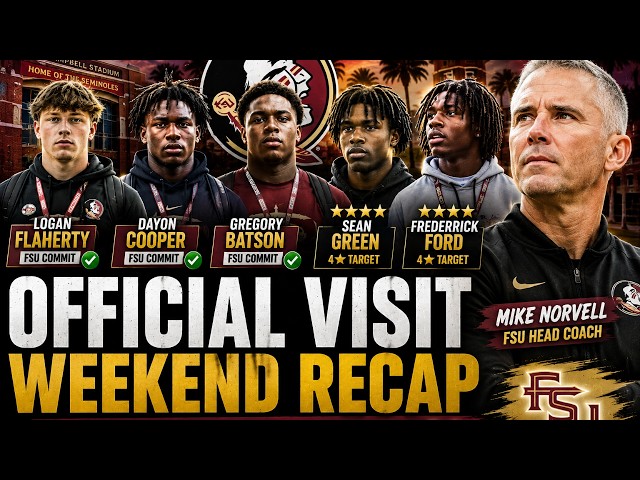 FSU Official Visit Weekend Recap 👀 | Commits, 4-Stars & Recruiting Buzz