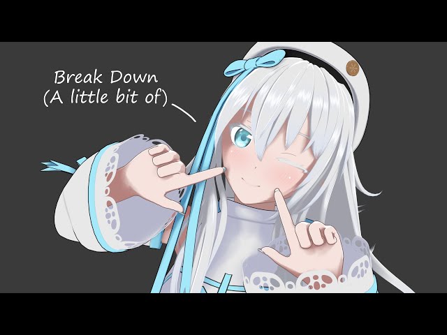[Blender] Ciel the first take with Break Down (A little bit of)