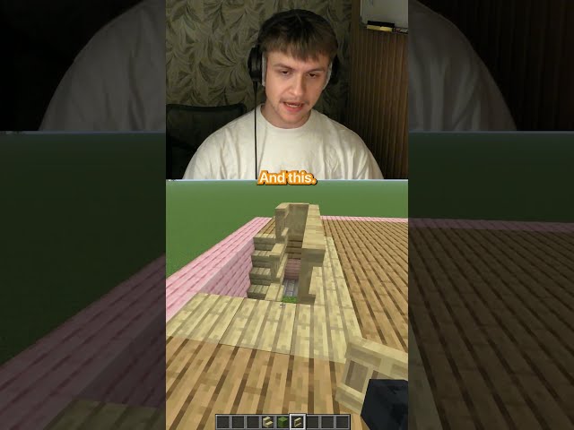 You're building your stairs wrong #minecraft #gaming