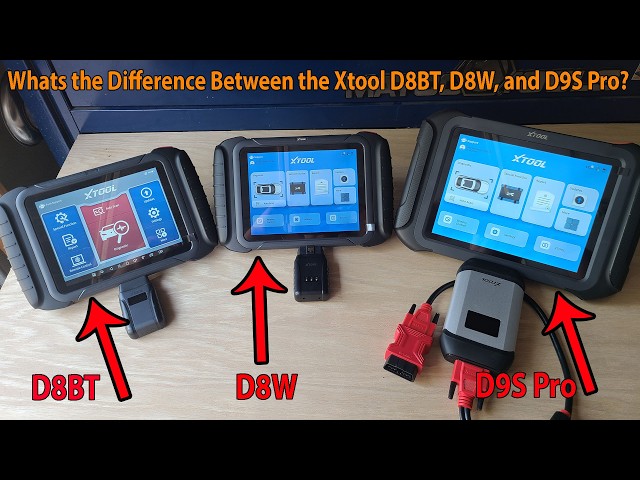 I Compare the Xtool D8BT, D8W, and D9S Pro to see what the Differences Are.