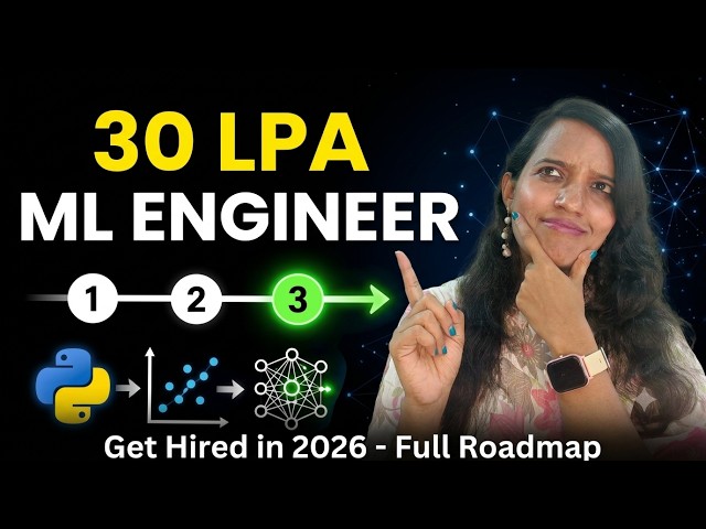 Easy🔥How to Become ML Engineer Fast in 2026🔴The Only Roadmap - Tamil