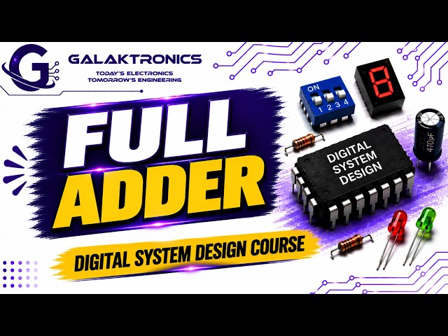 Full Adder | Truth Table, Logic Circuit & Verification | Tamil