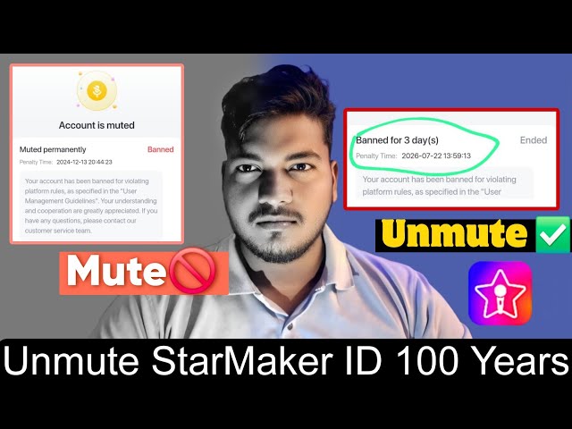 How to Unmute StarMaker ID of 100 Years | Permanent Mute Fix | StarMaker ID Unmute 2026