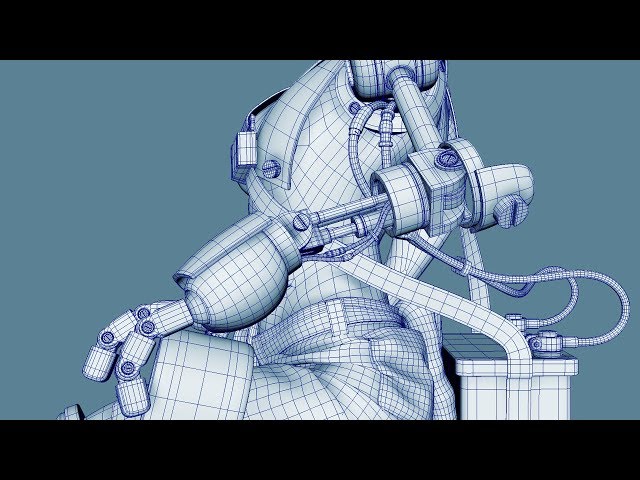 Maya Hard Surface Modeling WIP 01