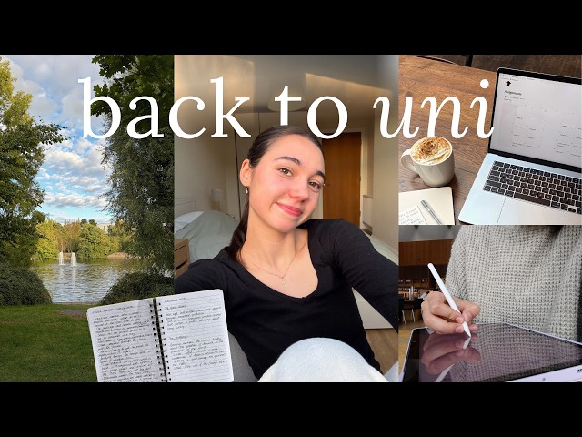 romanticizing back to school | uni prep, first day of study abroad & tips