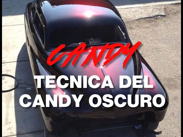 Un truco para pintar una pintura Candy rojo oscura muy facilmente - o cualquier color