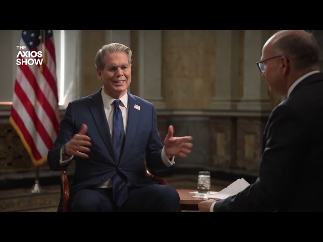 Secretary Bessent on The Axios Show