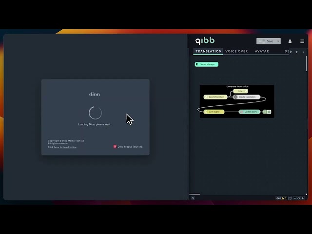 Voice over translation with qibb | use case