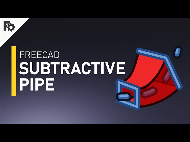 3D modeling FreeCAD Tutorial - Subtractive pipe modifier
