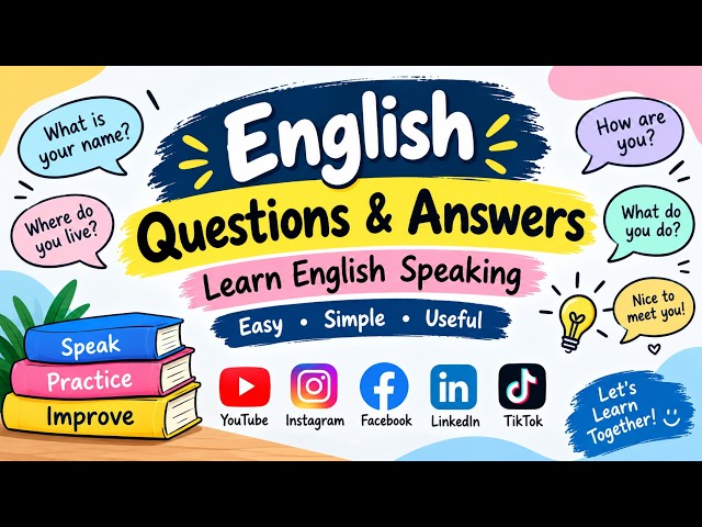 English Questions & Answers | Learn English Speaking | Easy English Lesson