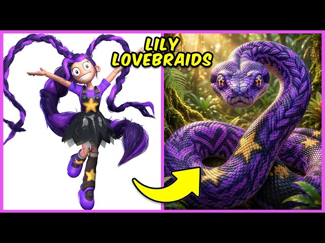 Poppy Playtime 5 Characters as SNAKES 🐍 + Guess Poppy Playtime Characters by Emojis