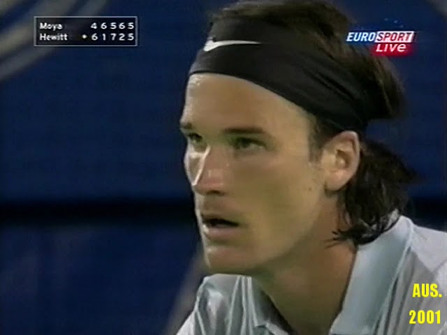 Carlos Moya v Lleyton Hewitt Australian Open 2001