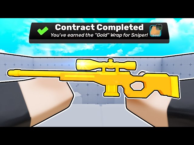 I UNLOCKED The GOLDEN SNIPER Inside Of Roblox Rivals... (Feat. @Ace_Gear)