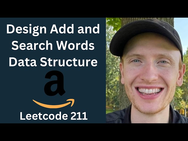 Design Add and Search Words Data Structure - LeetCode 211 - Tries (Python)